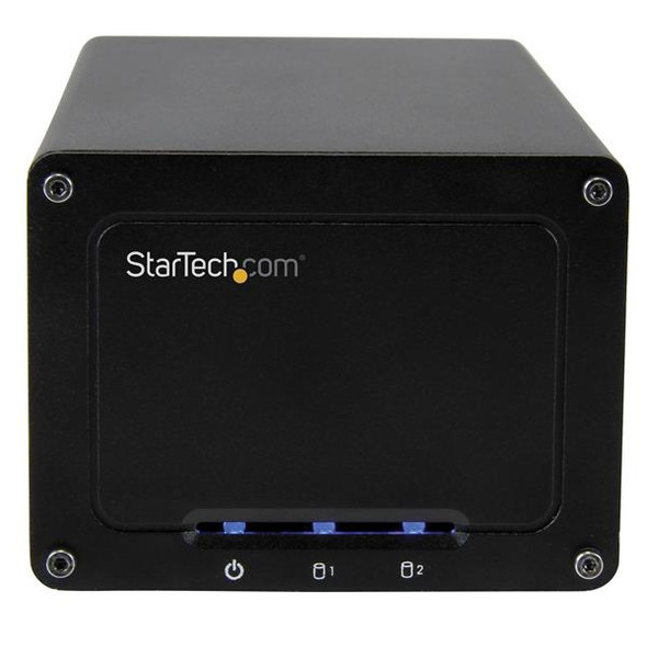 StarTech.com USB 3.1 (10Gbps) External Enclosure for Dual 2.5" SATA Drives S252BU313R