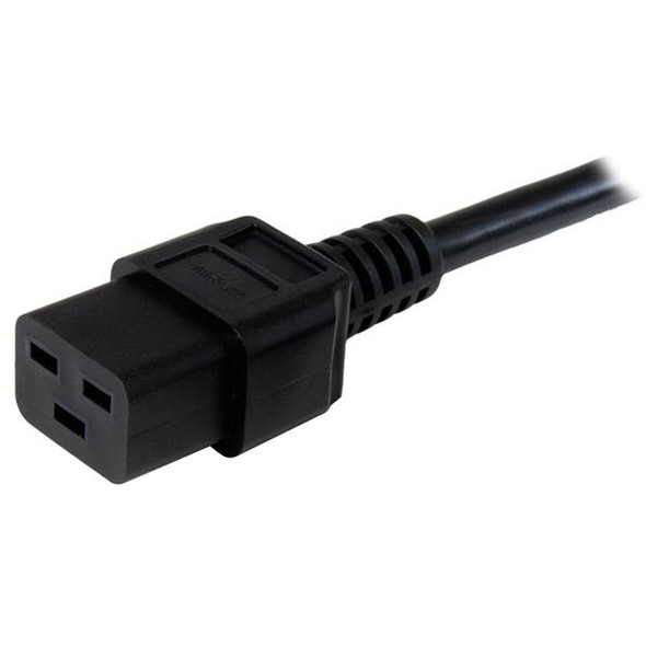 StarTech.com Computer power cord - NEMA 5-15P to C19, 14 AWG, 10 ft PXT515191410