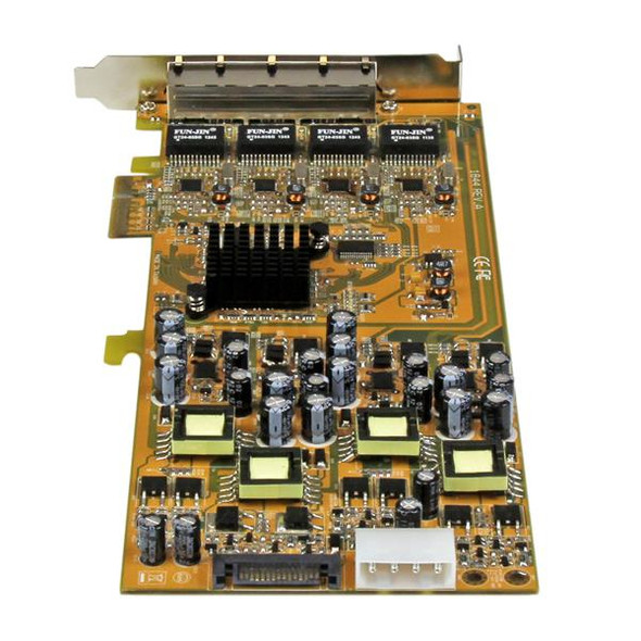 StarTech.com 4 Port Gigabit Power over Ethernet PCIe Network Card - PSE / PoE PCI Express NIC ST4000PEXPSE