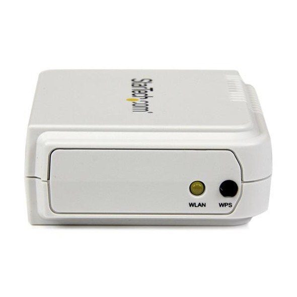 StarTech.com 1 Port USB Wireless N Network Print Server with 10/100 Mbps Ethernet Port - 802.11 b/g/n PM1115UW