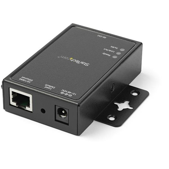 Startech.Com 1-Port Serial-To-Ip Ethernet Device Server - Rs232 - Din Rail And Surface Mountable - Aluminum Netrs2321P