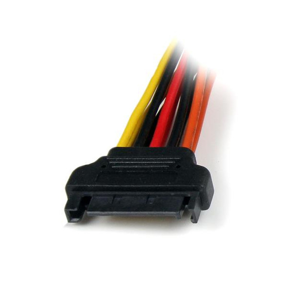 StarTech.com 6in Latching SATA Power Y Splitter Cable Adapter - M/F PYO2LSATA