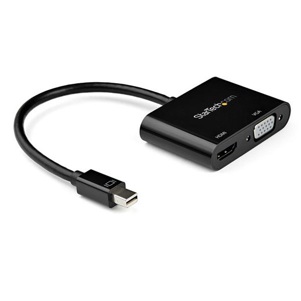 StarTech.com Mini DisplayPort to HDMI VGA Adapter - 4K 60Hz MDP2VGAHD20