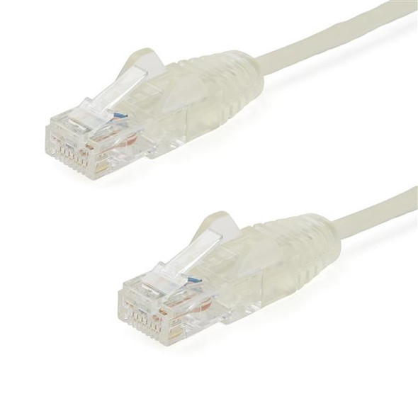 Startech.Com 6 Ft. Cat6 Ethernet Cable - Slim - Snagless Rj45 Connectors - Gray N6Pat6Grs
