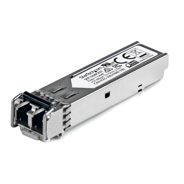 StarTech.com MSA Uncoded SFP Module - 100BASE-FX - 100MbE Multi Mode Fiber (MMF) Optic Transceiver - 100Mb Ethernet SFP - LC 2km - 1310nm - DDM SFP100BFXST