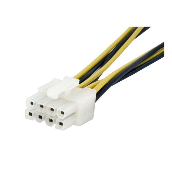 StarTech.com 6in 4 Pin to 8 Pin EPS Power Adapter with LP4 - F/M EPS48ADAP