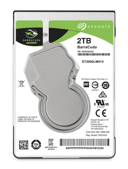 Seagate Barracuda 2.5" 2.5" 2000 GB Serial ATA III ST2000LM015