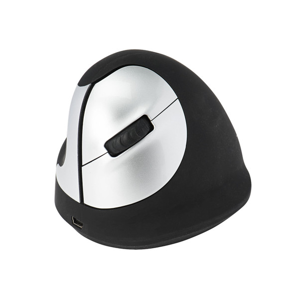 R-Go Tools R-Go HE Mouse, Ergonomic mouse, Medium (Hand Size 165-185mm), Left Handed, wireless RGOHEWLL