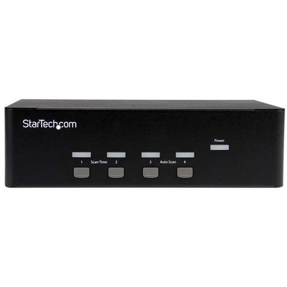 StarTech.com 4-port KVM Switch with Dual VGA - USB 2.0 SV431DVGAU2A