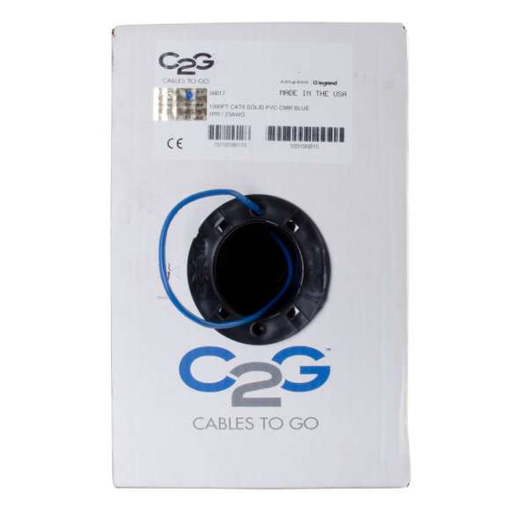 C2G Cat6, 1000Ft Networking Cable Blue 305 M U/Utp (Utp) 56017