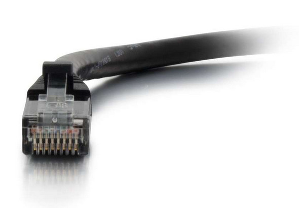 C2G 6" Cat6a UTP networking cable Black 0.15 m U/UTP (UTP) 00976