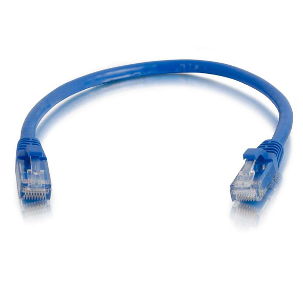 C2G 6" Cat5E Networking Cable Blue 0.15 M U/Utp (Utp) 00932