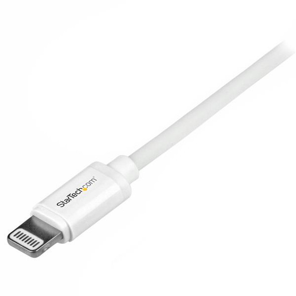 Startech.Com 1 M (3 Ft.) Usb To Lightning Cable - Iphone / Ipad / Ipod Charger Cable - High Speed Charging Lightning To Usb Cable - Apple Mfi Certified - White Usblt1Mw