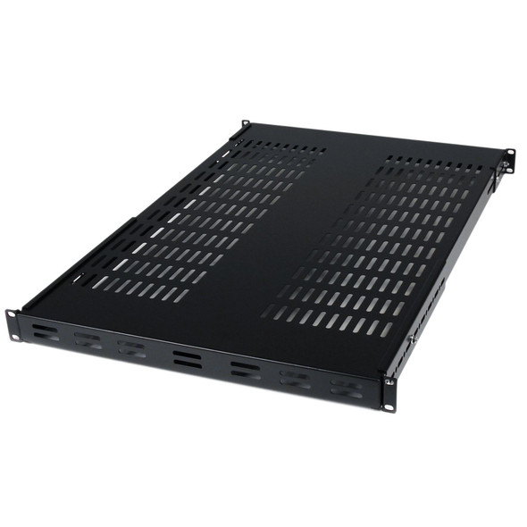 StarTech.com 1U Adjustable Mounting Depth Vented Rack Mount Shelf - 175lbs / 80kg ADJSHELF