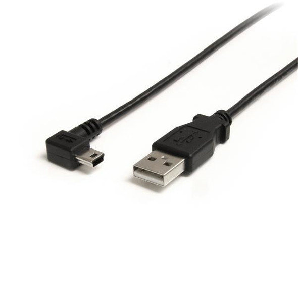 Startech.Com 6 Ft Mini Usb Cable - A To Right Angle Mini B Usb2Habm6Ra