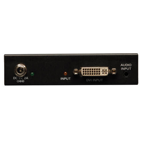 Tripp Lite 2-Port DVI Splitter with Audio and Signal Booster, Single-Link 1920x1200 at 60Hz/1080p (DVI F/2xF) B116-002A