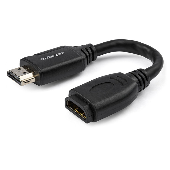 Startech.Com 6 In. High Speed Hdmi Port Saver Cable - 4K 60Hz Hd2Mf6Inl