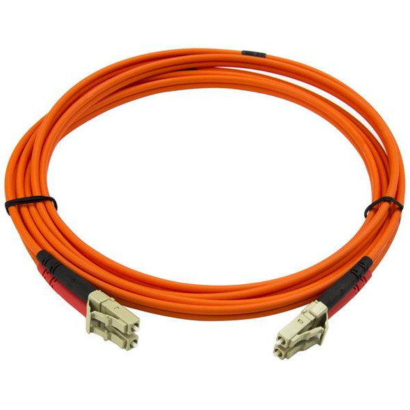 StarTech.com Fiber Optic Cable - Multimode Duplex 50/125 - LSZH - LC/LC - 2 m 50FIBLCLC2