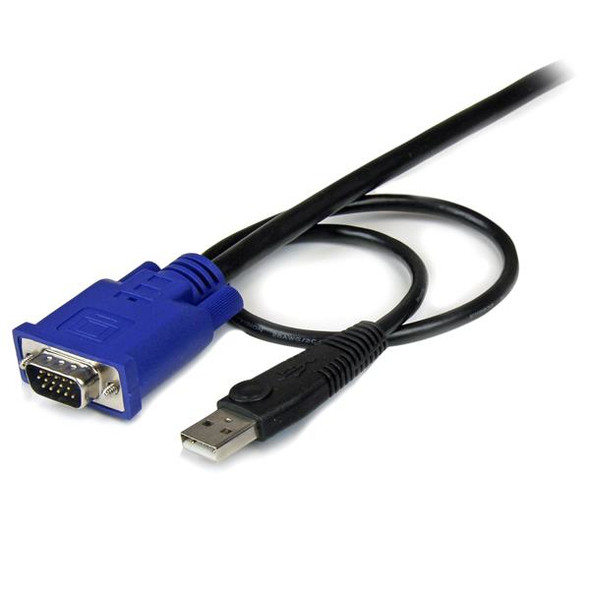 StarTech.com 10 ft Ultra Thin USB VGA 2-in-1 KVM Cable SVECONUS10