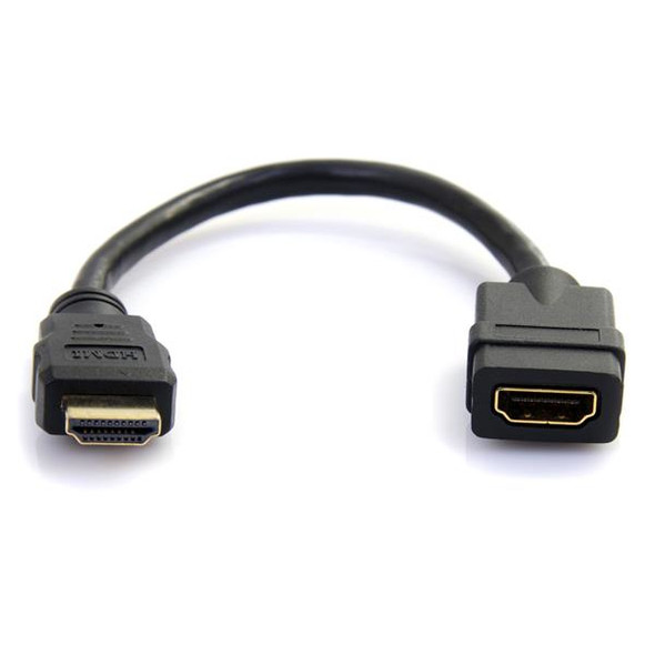 StarTech.com 6in High Speed HDMI Port Saver Cable M/F - Ultra HD 4k x 2k HDMI Cable HDMIEXTAA6IN