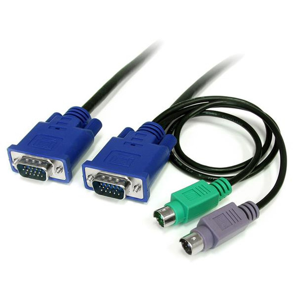 StarTech.com 6 ft 3-in-1 Ultra Thin PS/2 KVM Cable SVECON6