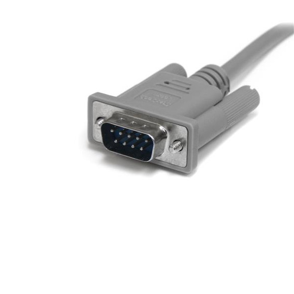StarTech.com 10 ft DB9 RS232 Serial Null Modem Cable F/M SCNM9FM