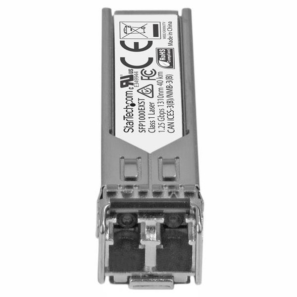 StarTech.com MSA Uncoded SFP Module - 1000BASE-EX - 1GbE Single Mode Fiber (SMF) Optic Transceiver - 1GE Gigabit Ethernet SFP - LC 40km - 1310nm - DDM SFP1000EXST