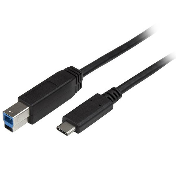 Startech.Com Usb315Cb2M Usb Cable 2 M Usb 3.2 Gen 1 (3.1 Gen 1) Usb C Usb B Black Usb315Cb2M