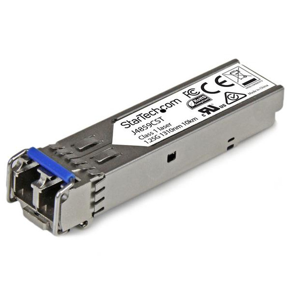 StarTech.com HPE J4859C Compatible SFP Module - 1000BASE-LX - 1GbE Single Mode /Multi Mode Fiber Optic Transceiver - 1GE Gigabit Ethernet SFP - LC 10km - 1310nm - DDM HPE 1400, 1700, 1820 J4859CST