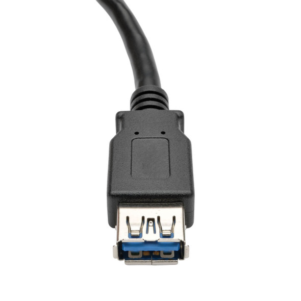 Tripp Lite USB 3.0 SuperSpeed Type-A Extension Cable (M/F), Black, 15.24 cm (6-in.) U324-06N-BK