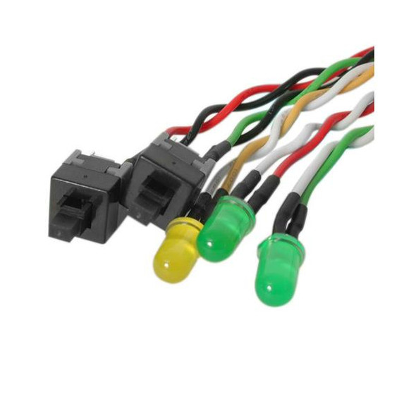 StarTech.com Replacement Power Reset LED Wire Kit for ATX Case Front Bezel BEZELWRKIT