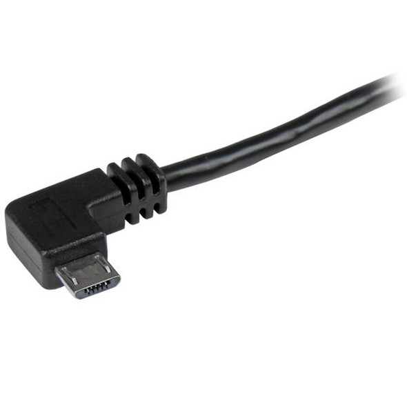 StarTech.com Micro-USB Cable with Right-Angled Connectors - M/M - 1m (3ft) USB2AUB2RA1M