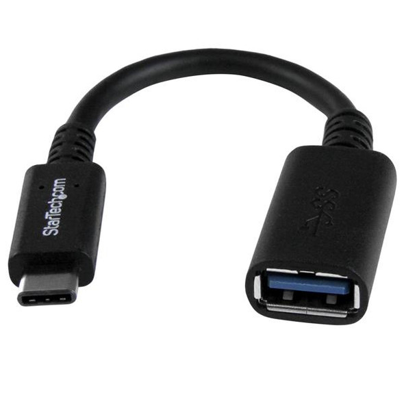 Startech.Com Usb-C To Usb-A Adapter Cable - M/F - 6In - Usb 3.0 - Usb-If Certified Usb31Caadp