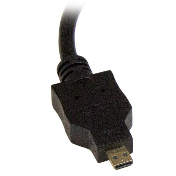 StarTech.com Micro HDMI to DVI-D adapter M/F - 8in HDDDVIMF8IN