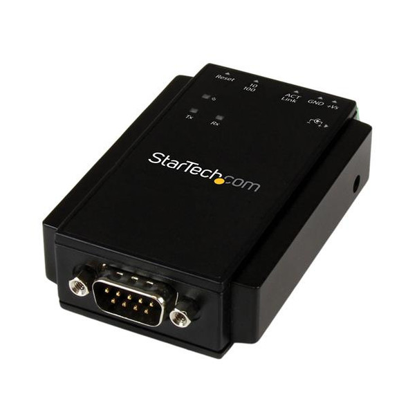 StarTech.com 1-Port Serial-to-IP Ethernet Device Server - RS232 - DIN Rail Mountable NETRS232