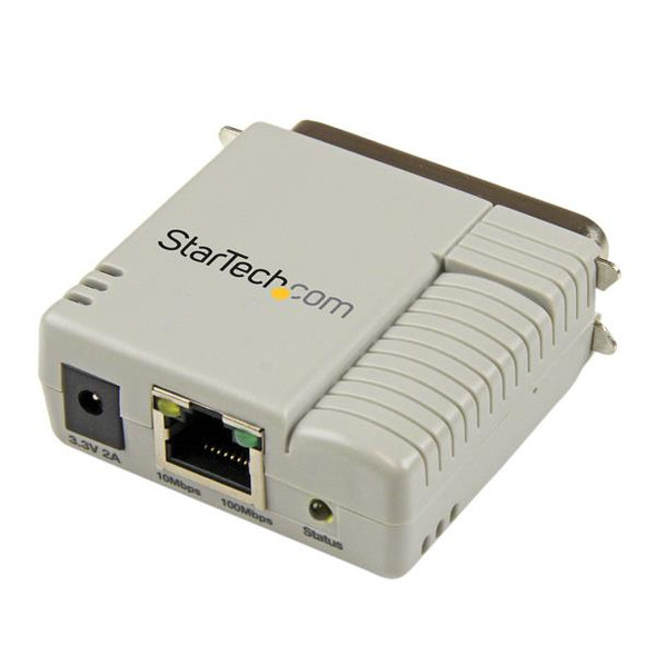 Startech.Com 1 Port 10/100 Mbps Ethernet Parallel Network Print Server Pm1115P2