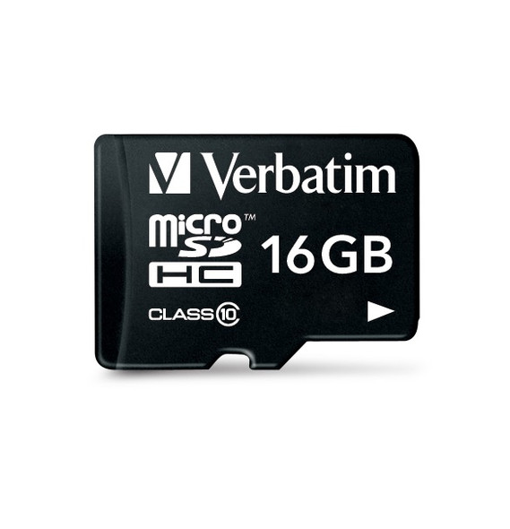 Verbatim Premium memory card 16 GB MicroSDHC Class 10 44082