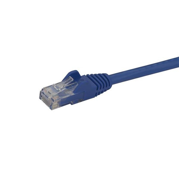 Startech.Com 100Ft Cat6 Ethernet Cable - Blue Cat 6 Gigabit Ethernet Wire -650Mhz 100W Poe Rj45 Utp Network/Patch Cord Snagless W/Strain Relief Fluke Tested/Wiring Is Ul Certified/Tia N6Patch100Bl