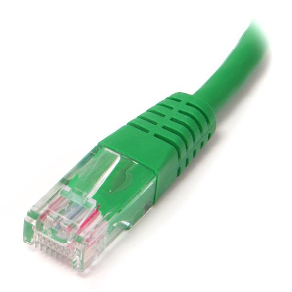 Startech.Com 1 Ft Cat5E Green Molded Rj45 Utp Cat 5E Patch Cable - 1Ft Patch Cord M45Patch1Gn