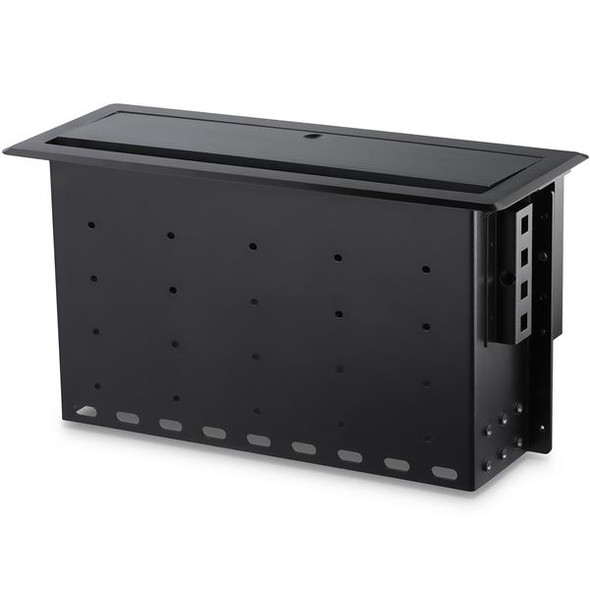 StarTech.com Dual-Module Conference Table Connectivity Box with Cable Organizer BOX4MODULE