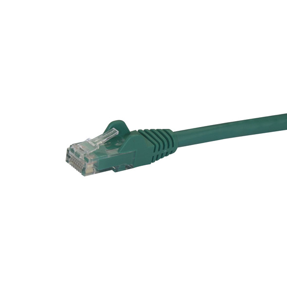 StarTech.com 25ft CAT6 Ethernet Cable - Green CAT 6 Gigabit Ethernet Wire -650MHz 100W PoE RJ45 UTP Network/Patch Cord Snagless w/Strain Relief Fluke Tested/Wiring is UL Certified/TIA N6PATCH25GN