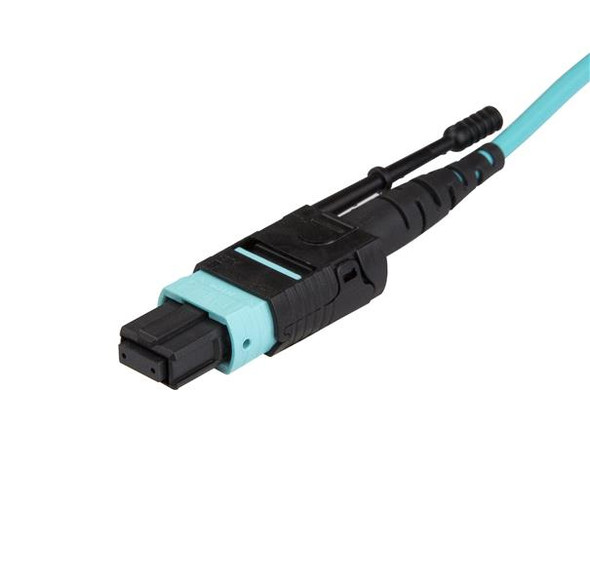 StarTech.com MPO/MTP Fiber Optic Cable - Plenum-Rated - OM3, 40Gb - Push/Pull-Tab - 3 m (10 ft.) MPO12PL3M