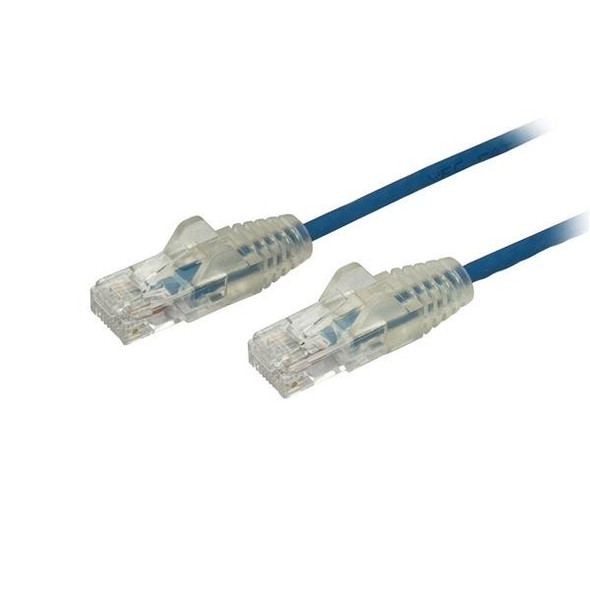 Startech.Com 1 Ft. Cat6 Ethernet Cable - Slim - Snagless Rj45 Connectors - Blue N6Pat1Bls