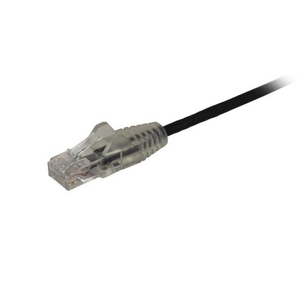 Startech.Com 3 Ft. Cat6 Ethernet Cable - Slim - Snagless Rj45 Connectors - Black N6Pat3Bks