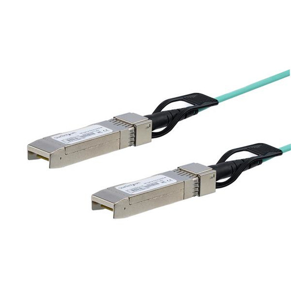 Startech.Com Cisco Sfp-10G-Aoc5M Compatible 5M/16.4Ft 10G Sfp+ To Sfp+ Aoc Cable - 10Gbe Sfp+ Active Optical Fiber - 10Gbps Sfp Plus/Mini Gbic/Transceiver Module Cable - Firepower Asr1000 Sfp10Gaoc5M