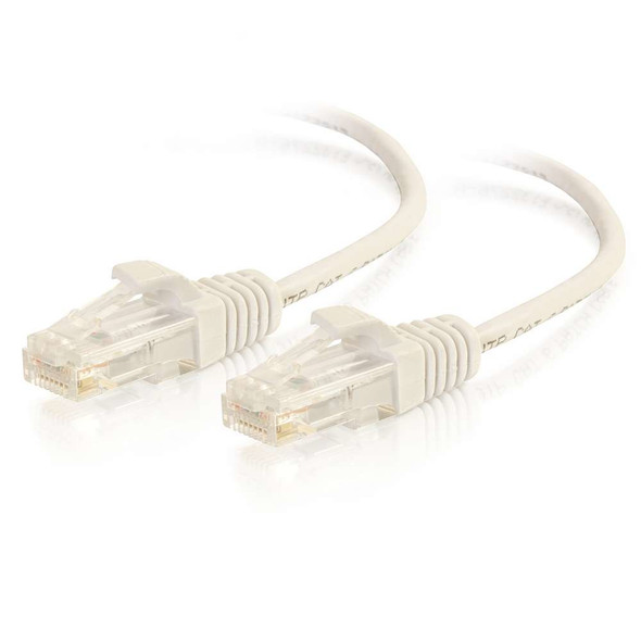 C2G 01188 networking cable White 2.1336 m Cat6 U/UTP (UTP) 01188
