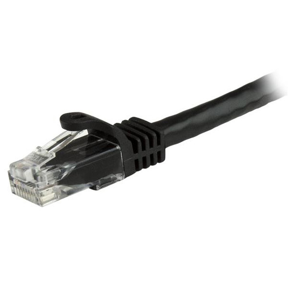Startech.Com 20Ft Cat6 Ethernet Cable - Black Cat 6 Gigabit Ethernet Wire -650Mhz 100W Poe Rj45 Utp Network/Patch Cord Snagless W/Strain Relief Fluke Tested/Wiring Is Ul Certified/Tia N6Patch20Bk