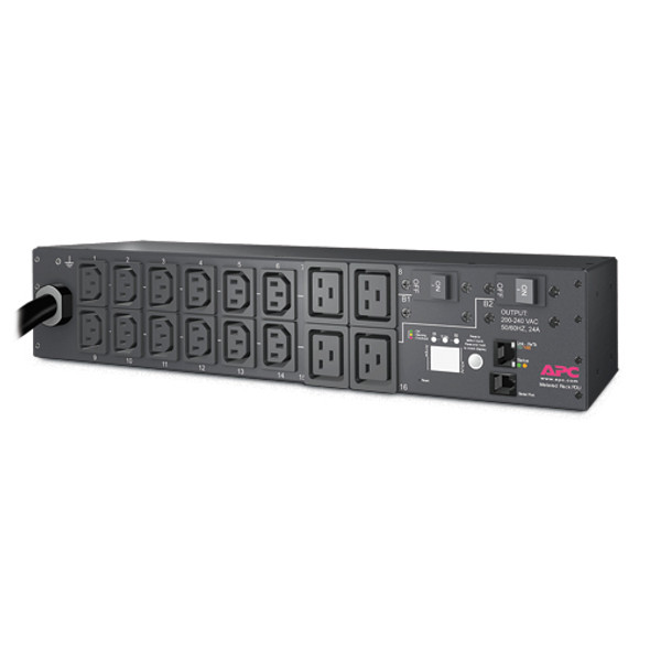 APC AP7811B power distribution unit (PDU) 16 AC outlet(s) 2U Black AP7811B