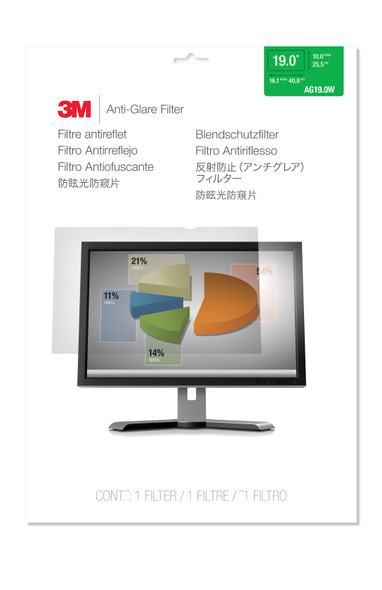 3M Anti-Glare Filter for 19" Widescreen Monitor (16:10) AG190W1B