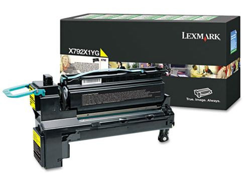 Lexmark X792X1YG toner cartridge 1 pc(s) Original Yellow X792X1YG